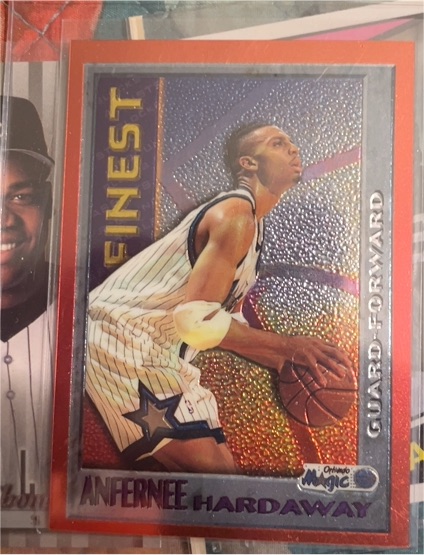 1995-96 Topps Finest #M3 Anfernee Hardaway — front