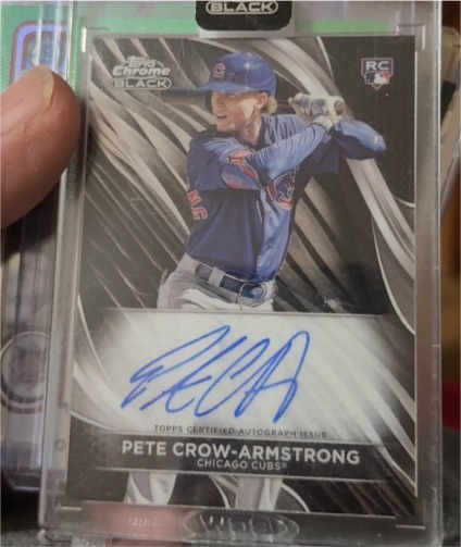 2024 Topps Chrome Black #CBA-PC Pete Crow-Armstrong — front