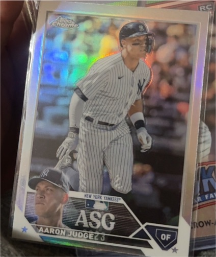 2023 Topps Chrome Update #ASG-2 Aaron Judge — front