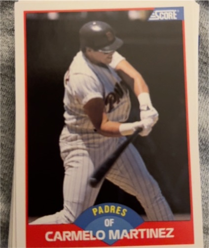 1989 Score #517 Carmelo Martinez — front