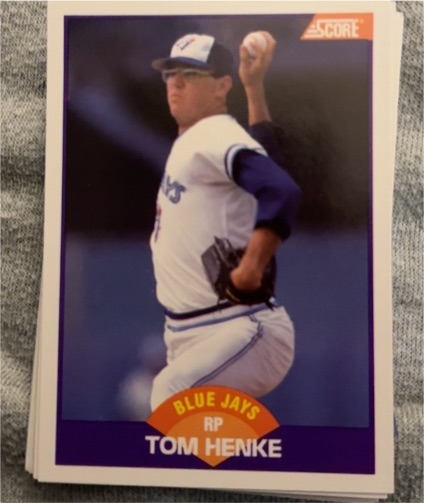 1989 Score #318 Tom Henke — front