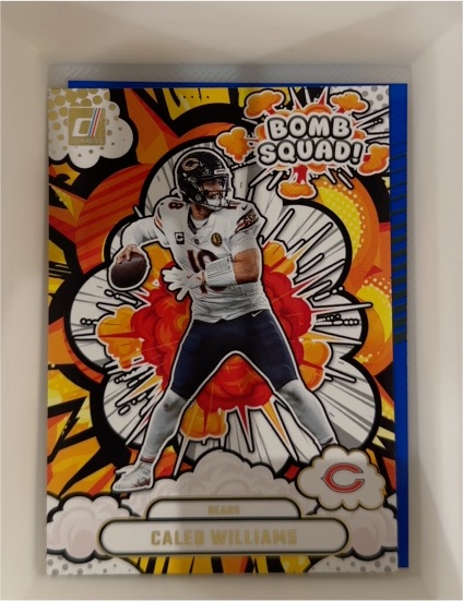 2025 Panini Donruss #BS-CWS Caleb Williams Bomb Squad — front
