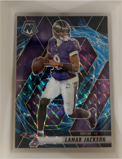 2025 Panini Mosaic #3 Lamar Jackson — front