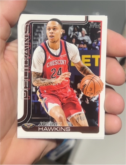 2025-26 Topps #194 Jordan Hawkins — front