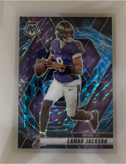 2025 Panini Mosaic #3 Lamar Jackson — front