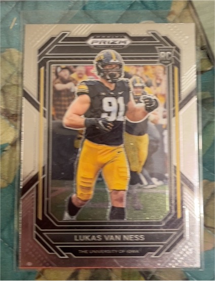 2023 Panini Prizm Draft Picks #181 Lukas Van Ness — front