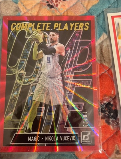 2019-20 Donruss Complete Players #6 Nikola Vucevic — front