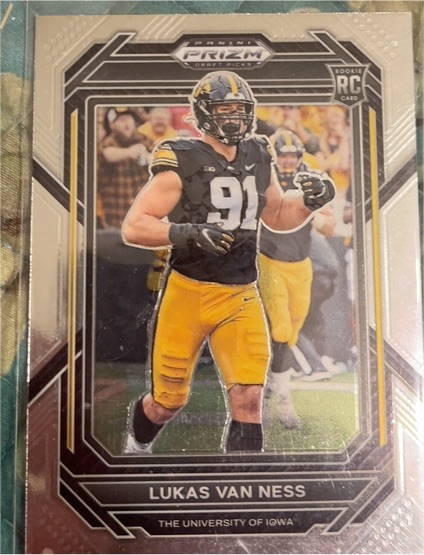 2023 Panini Prizm Draft Picks #181 Lukas Van Ness — front