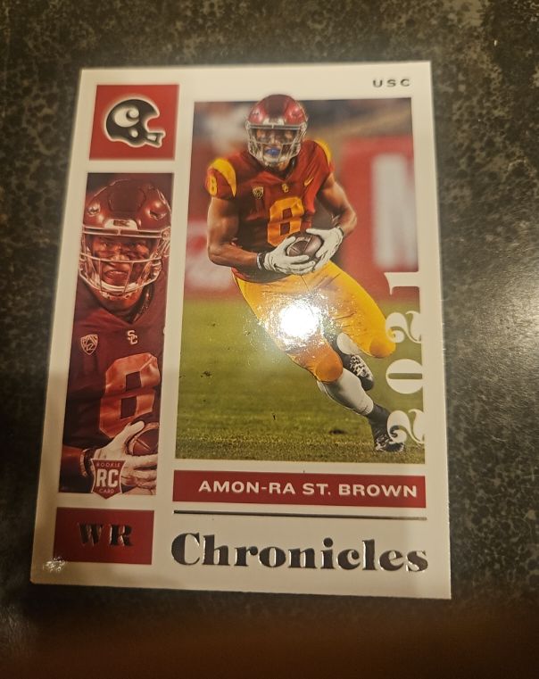2021 Panini Chronicles #24 Amon-Ra St. Brown — front