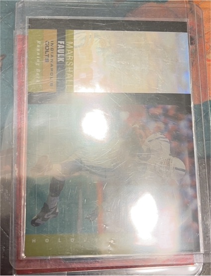 1995 SP Football #RA-1 Marshall Faulk — front