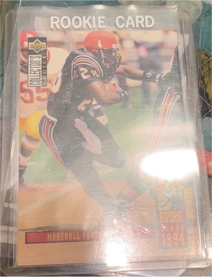 1994 Upper Deck Collector's Choice #14 Marshall Faulk — front