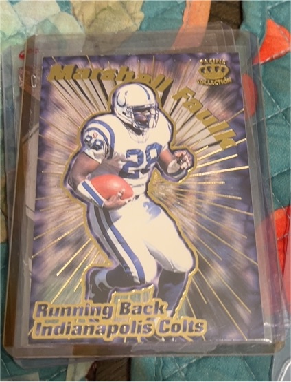 1995 Pacific Crown Collection #P11 Marshall Faulk — front