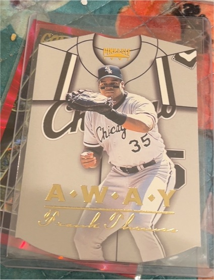 1997 Pinnacle Home/Away #7 Frank Thomas — front