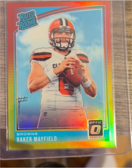 2018 Donruss Optic #153 Baker Mayfield — front