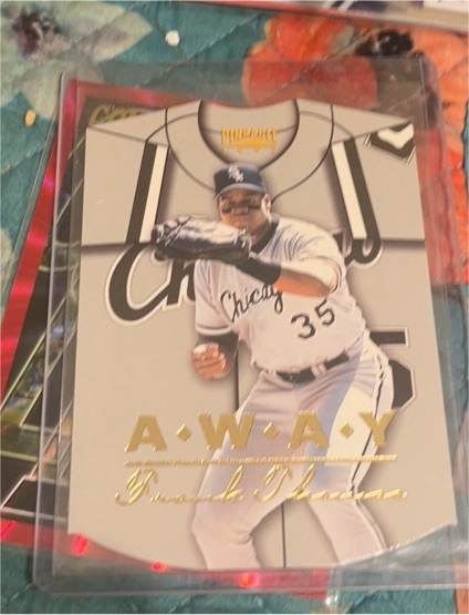 1997 Pinnacle Home/Away #13 Frank Thomas — front