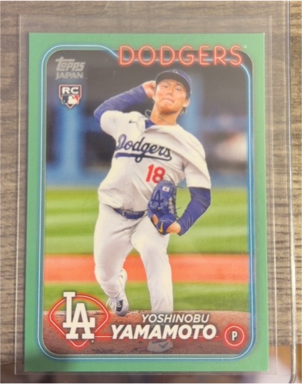 2024 Topps Series 2 #553 Yoshinobu Yamamoto — front
