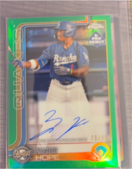 2025 Topps Pro Debut #PD-139 Zyhir Hope — front