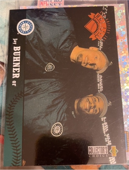 1997 Upper Deck Collector's Choice #333 Jay Buhner Ken Griffey Jr Hot List — front