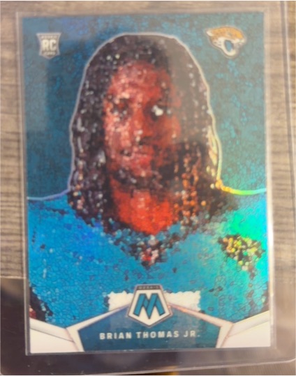 2024 Panini Mosaic Micro Mosaic #13 Brian Thomas Jr. — front