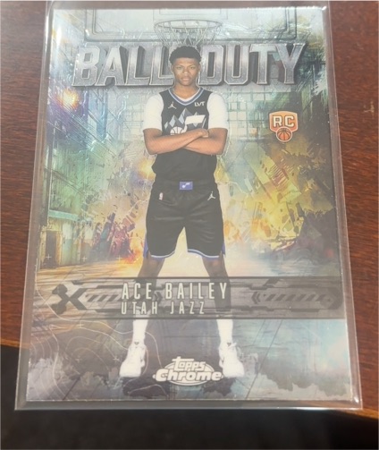 2025-26 Topps Chrome #BD-24 Ace Bailey Ball of Duty — front