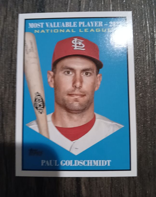 2025 Topps Update Series Most Valuable Player #MV-4 Paul Goldschmidt — front