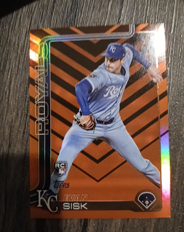 2025 Topps Update #US176 Evan Sisk — front
