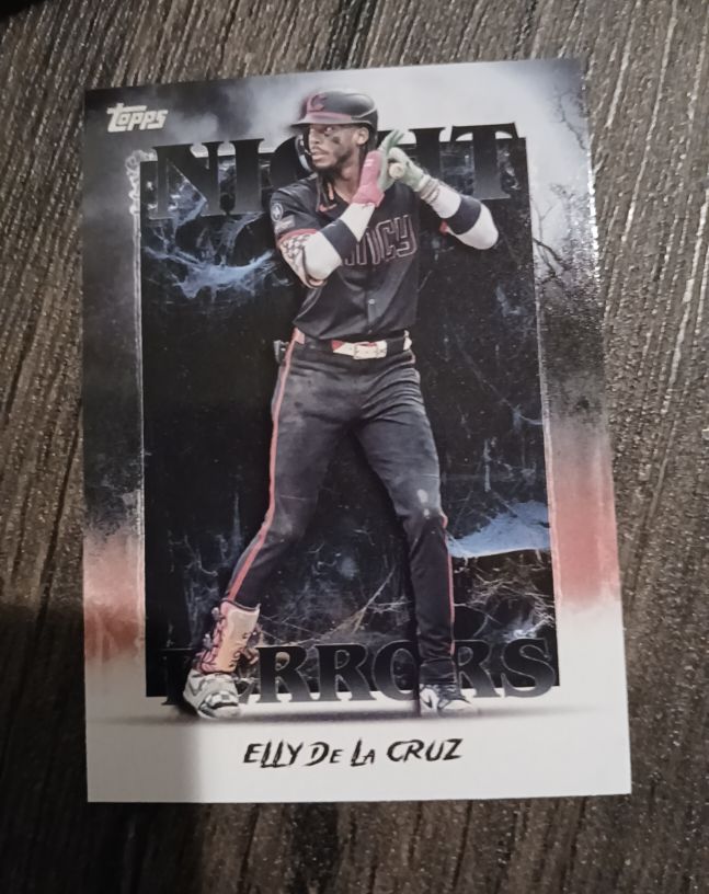 2025 Topps Update Night Terrors #NT-6 Elly De La Cruz — front