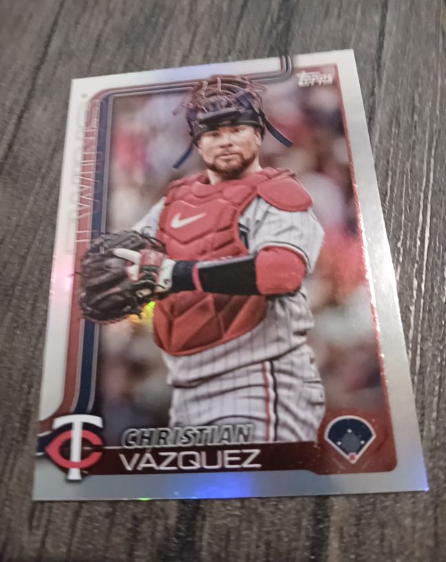 2025 Topps Update #US7 Christian Vazquez — front