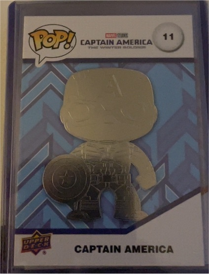 2023 Upper Deck Funko Pop Marvel Captain America #11 — front