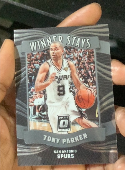 2023-24 Panini Donruss Optic #15 Tony Parker Winner Stays — front