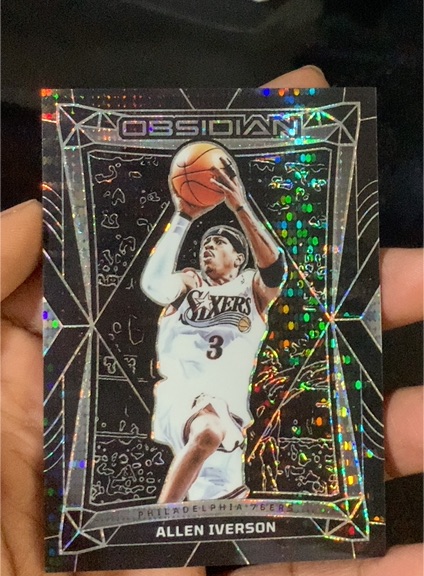 2023-24 Panini Obsidian #80 Allen Iverson — front
