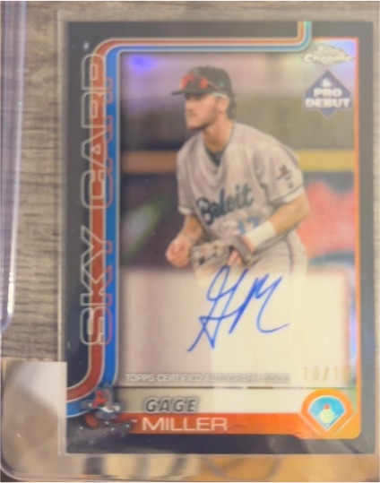 2025 Topps Pro Debut #10 Gage Miller — front