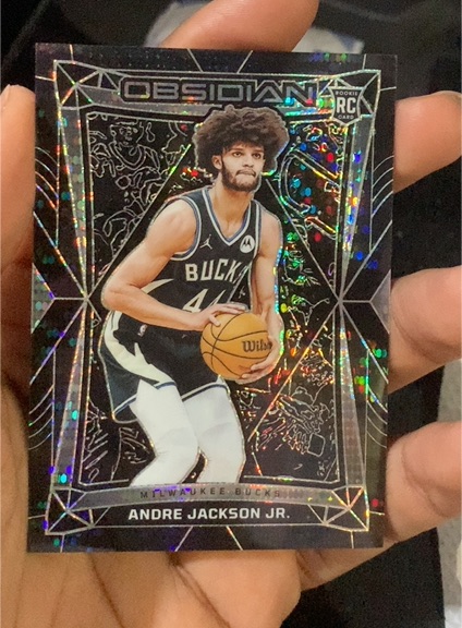 2023-24 Panini Obsidian #66 Andre Jackson Jr. — front