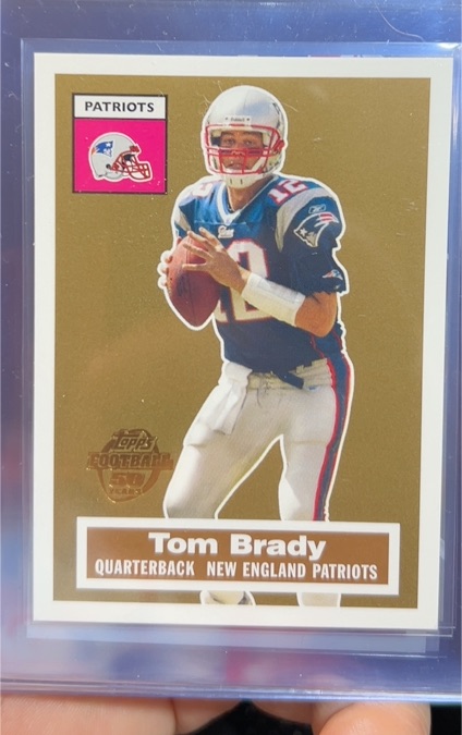2005 Topps Turn Back the Clock #6 Tom Brady — front
