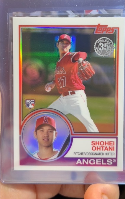 2018 Topps #51 Shohei Ohtani — front