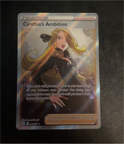 2022 Pokémon Brilliant Stars #169 Cynthia's Ambition — front
