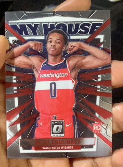 2023-24 Donruss Optic #16 Bilal Coulibaly My House Washington Wizards Rookie — front