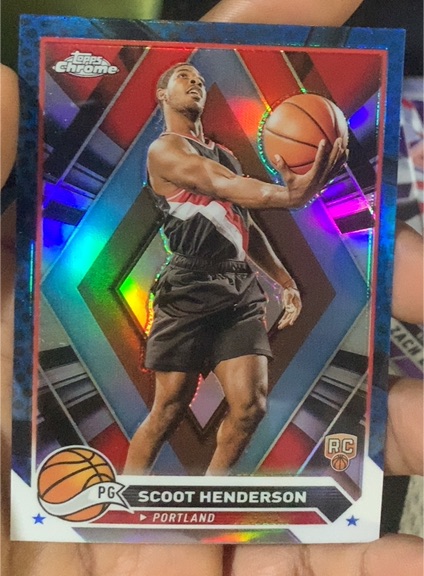 2023-24 Topps Chrome #60 Scoot Henderson — front