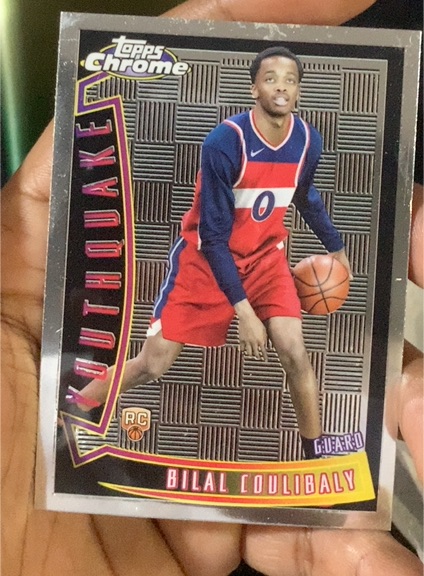 2023-24 Topps Chrome Youthquake #YQ-6 Bilal Coulibaly — front