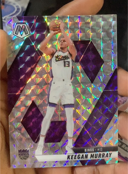 2024-25 Panini Mosaic #13 Keegan Murray — front