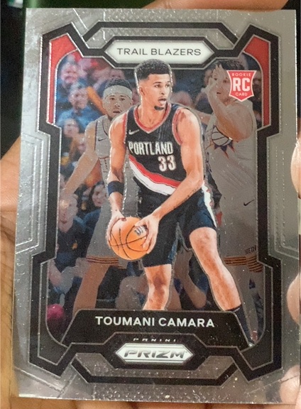 2023-24 Panini Prizm #164 Toumani Camara — front