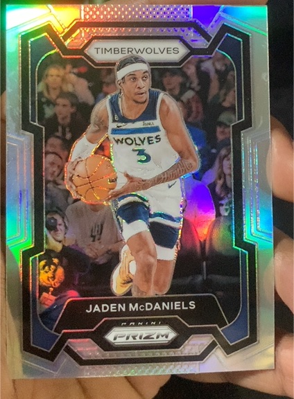 2023-24 Panini Prizm #238 Jaden McDaniels — front