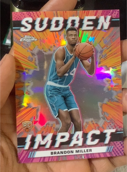2023-24 Topps Chrome Sudden Impact #SI-2 Brandon Miller — front