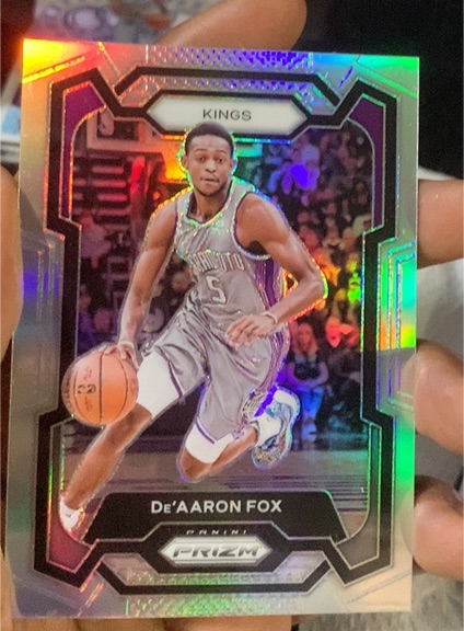 2023-24 Panini Prizm #6 De'Aaron Fox — front