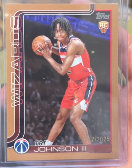 2025-26 Topps #206 Tre Johnson III — front