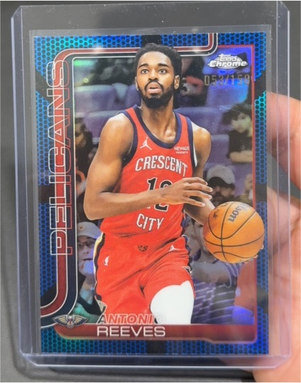 2025-26 Topps Chrome #108 Antonio Reeves — front
