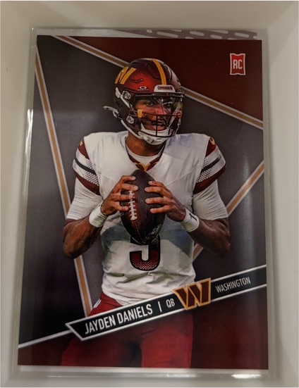 2024 Panini Jayden Daniels Rookie Card Washington — front