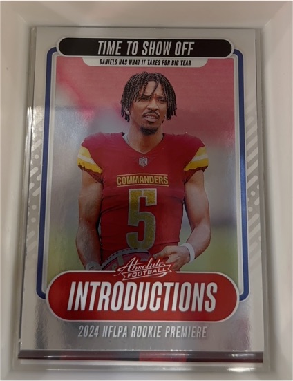 2024 Panini Absolute Introductions #I-JDS Jayden Daniels — front