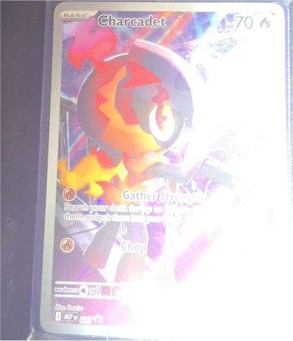 2025 Pokemon Center #022 Charcadet Phantasmal Flames Black Star Promo — front