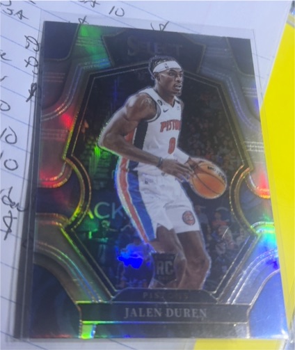 2022-23 Panini Select Jalen Duren RC — front